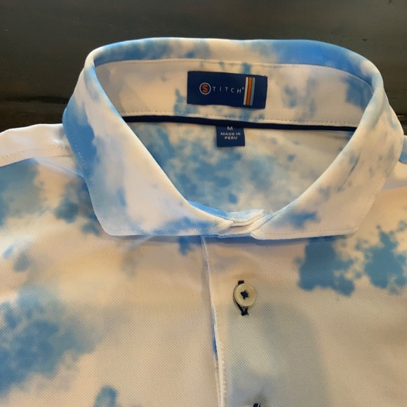 Stitch Golf Polo Shirt , size M,worn once, MSRP$105 Excellent condition A must - Picture 3 of 6